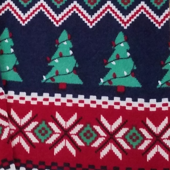 NWT Juniors SO Holiday Santa Leggings - Picture 4 of 6